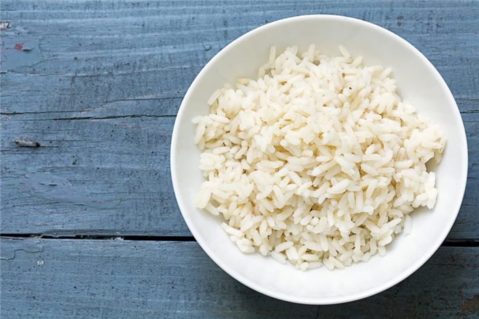 Rice as part of a bland diet