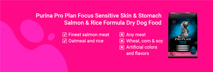 Purina Pro Plan Focus Sensitive Skin & Stomach Salmon & Rice Formula Dry Dog Food